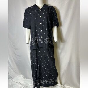 VINTAGE MHM MELISSA HARBOR 2 PIECE SIZE 14 DRESS SET